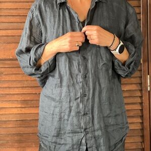 CP Shades Casual Button Down Shirt with Relaxed Fit-Blue/ink